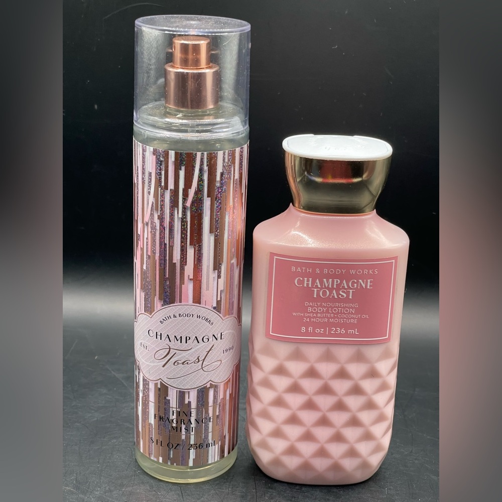 Bath & Body Works Champagne Toast or Warm Vanilla Sugar Body Lotion & Mist NWT
